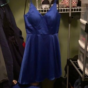 Blue homecoming dress